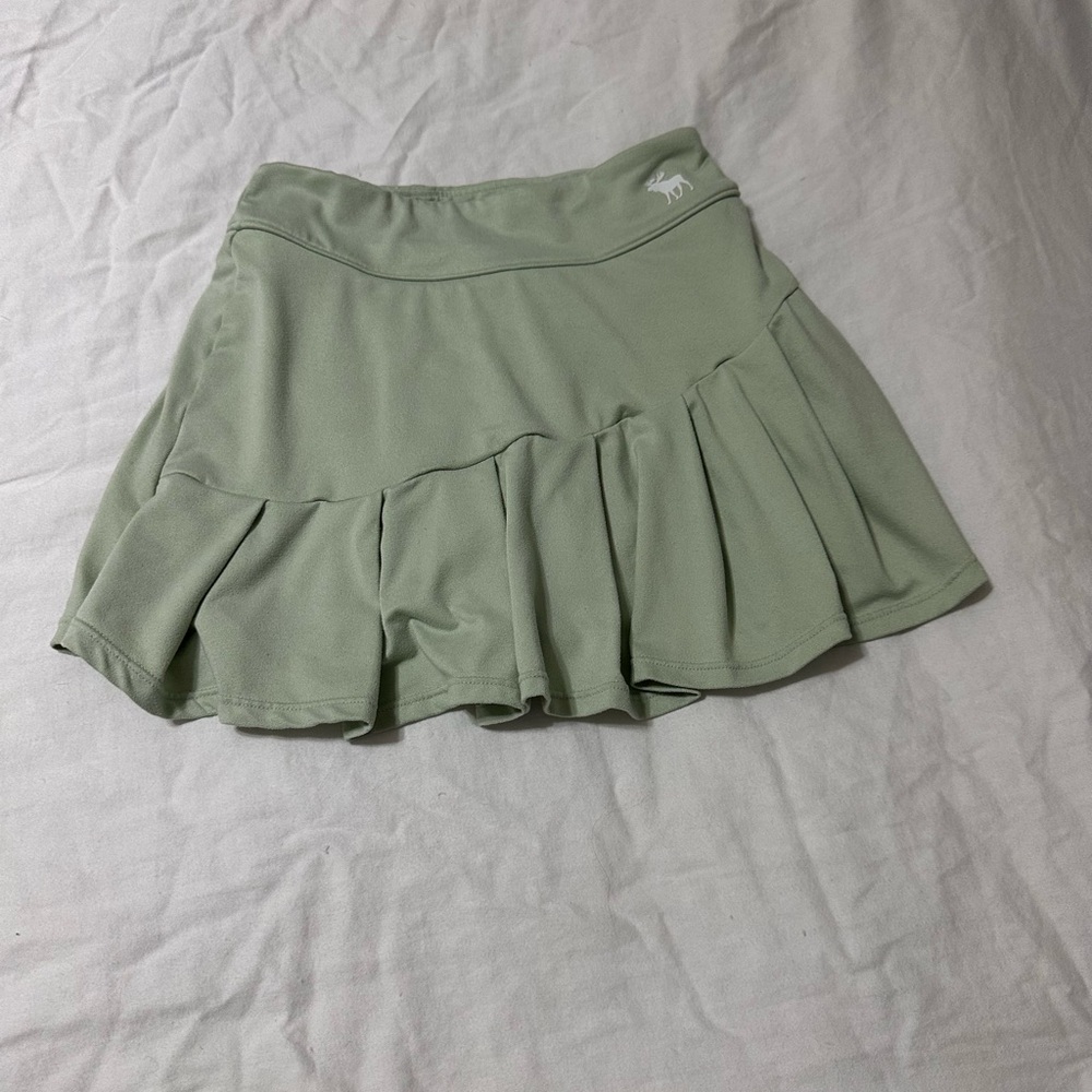 Abercrombie Kids Light Green Skater Skirt